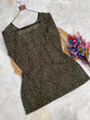 Load image into Gallery viewer, Print Kurti with Linen Cotton Farsi Pant Set ClothsVilla