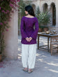 Load image into Gallery viewer, Print Kurti with Linen Cotton Farsi Pant Set ClothsVilla