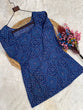 Load image into Gallery viewer, Print Kurti with Linen Cotton Farsi Pant Set ClothsVilla