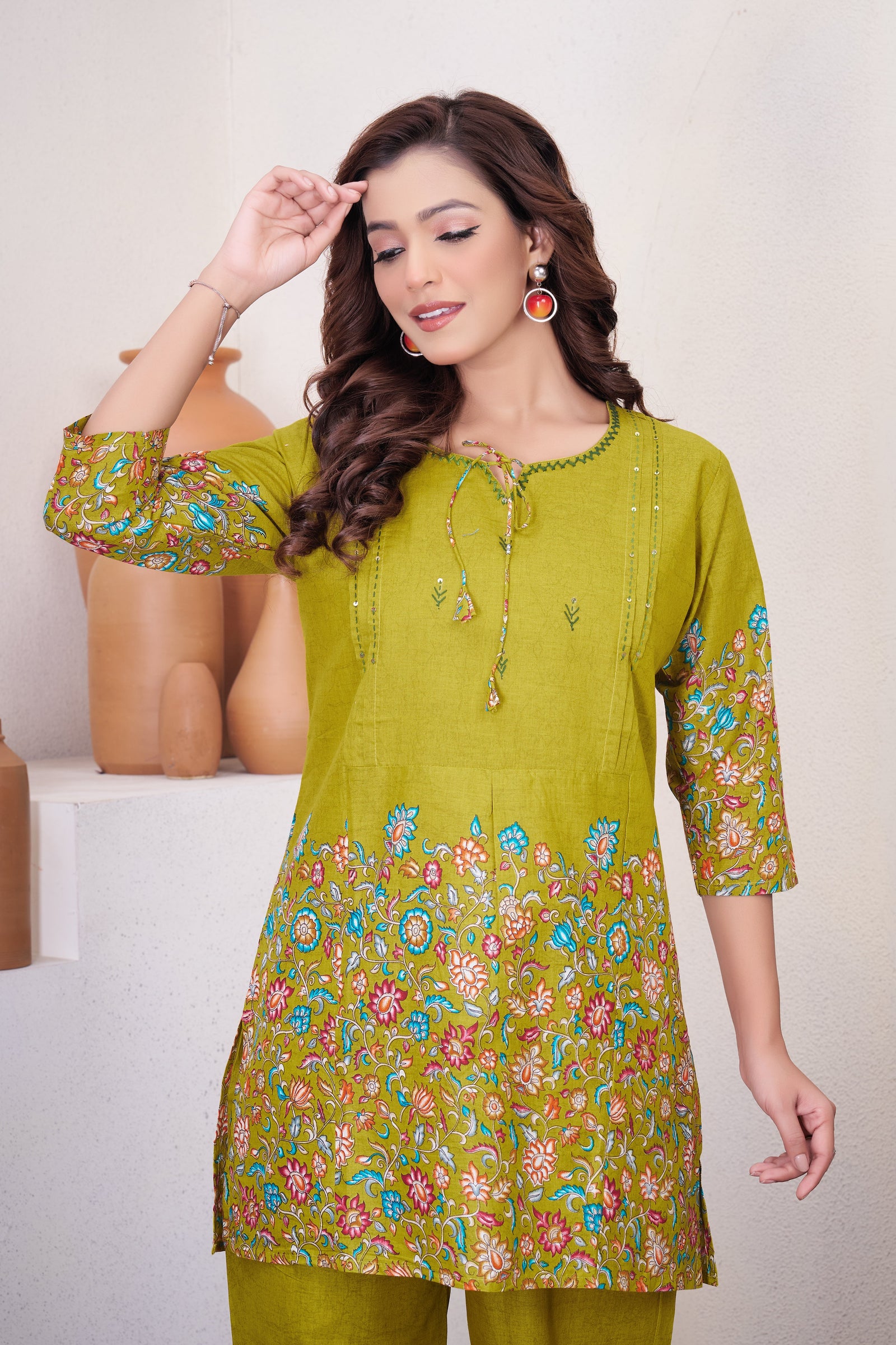 Pure Cotton Printed Co-ord Set for Women Clothsvilla