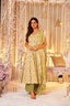Pure Muslin Digital Print Anarkali Kurti Pant Dupatta Set Clothsvilla