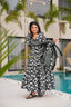 Pure Muslin Digital Print Anarkali Kurti Pant Dupatta Set Clothsvilla