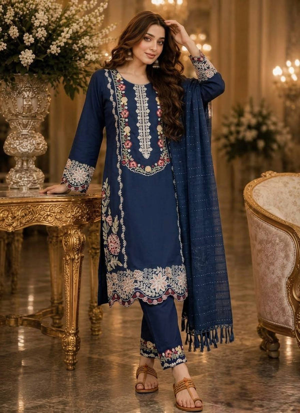 Pure Satin Rayon Kurta Pant Set ClothsVilla