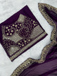 Load image into Gallery viewer, Purple Ananya Saree – A Glamorous Fusion of Elegance &amp; Modern Trend ClothsVilla