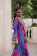 Load image into Gallery viewer, Purple Bandhani Print Faux Georgette Kurti with Kutchi Patchwork ClothsVilla