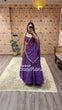 Load image into Gallery viewer, Purple Bandhani Print Faux Georgette Lehenga Choli Set with Dupatta –Navratri Special Festive Wear ClothsVilla