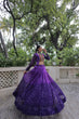 Load image into Gallery viewer, Purple Bandhani Print Lehenga with Kutchi Gamthi Patchwork &amp; Matching Blouse ClothsVilla