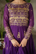 Load image into Gallery viewer, Purple Chinnon Sequins &amp; Beads Embroidered Gown with Dupatta ClothsVilla