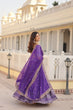 Load image into Gallery viewer, Purple Designer Dyeable Pure Viscose Jacquard Fabric Lehenga Choli &amp; Dupatta Set ClothsVilla