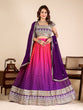 Load image into Gallery viewer, Purple Designer Georgette Lehenga ClothsVilla
