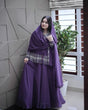 Load image into Gallery viewer, Purple Designer Party Wear Top with Lehenga &amp; Dupatta Set - Sequin Embroidery and Tassel Accents ClothsVilla