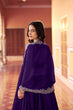 Load image into Gallery viewer, Purple Designer Silk Lehenga Set ClothsVilla