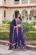 Load image into Gallery viewer, Purple Designer Vichitra Silk Sequins &amp; Zari Embroidered Lehenga Choli Set with Matching Dupatta – Fully Stitched Festive &amp; Wedding Wear Ensemble ClothsVilla