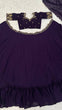 Load image into Gallery viewer, Purple Diamond Crush Silk Lehenga Set with Sequins, Dori, and Chain Stitch Work – Semi-Stitched ClothsVilla
