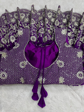 Purple Eid Special Elegant Sharara Set ClothsVilla