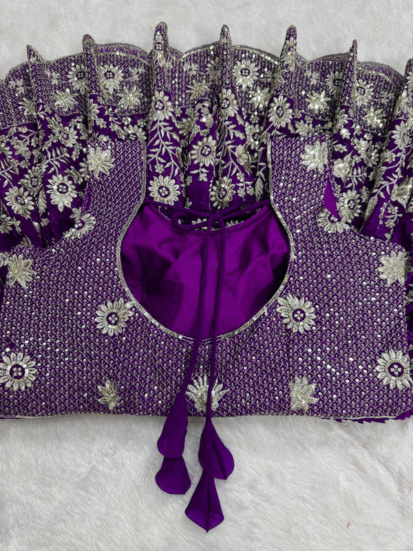 Purple Eid Special Elegant Sharara Set ClothsVilla