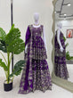Load image into Gallery viewer, Purple Eid Special Elegant Sharara Set ClothsVilla