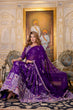 Load image into Gallery viewer, Purple Elegant Blooming Georgette Embroidered Semi-Stitched Lehenga Set ClothsVilla