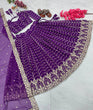 Load image into Gallery viewer, Purple Elegant Designer Lehenga-Choli Set with Embroidery &amp; Sequence Work ClothsVilla