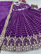 Load image into Gallery viewer, Purple Elegant Designer Lehenga-Choli Set with Embroidery &amp; Sequence Work ClothsVilla