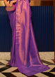 Load image into Gallery viewer, Purple Elegant Festive Blended Silk Kanjivaram Saree ClothsVilla