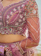 Load image into Gallery viewer, Purple Elegant Multi-Color Sequin Embroidered Net Lehenga Choli Dupatta ClothsVilla
