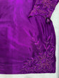 Load image into Gallery viewer, Purple Elegant Natural Crepe Farshi Salwar Set with Bead &amp; Thread Work and Butterfly Net Dupatta ClothsVilla