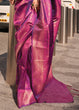 Load image into Gallery viewer, Purple Elegant Soft Banarasi Blended Silk Saree ClothsVilla