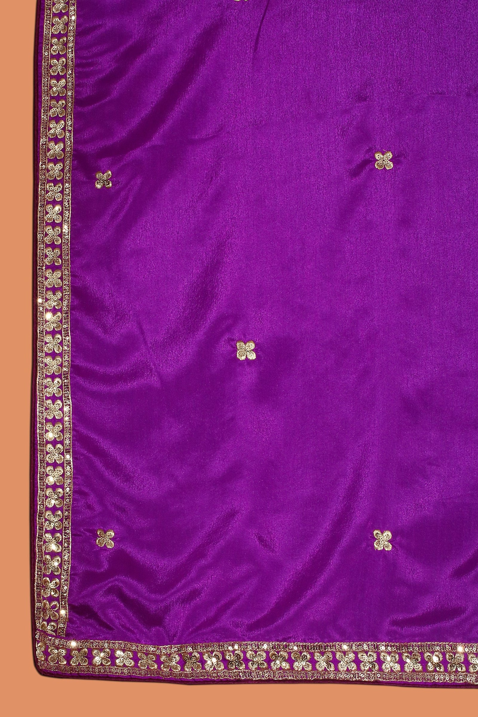 Purple Embroidered Palazzo Set ClothsVilla