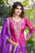 Load image into Gallery viewer, Purple Embroidered Palazzo Set ClothsVilla