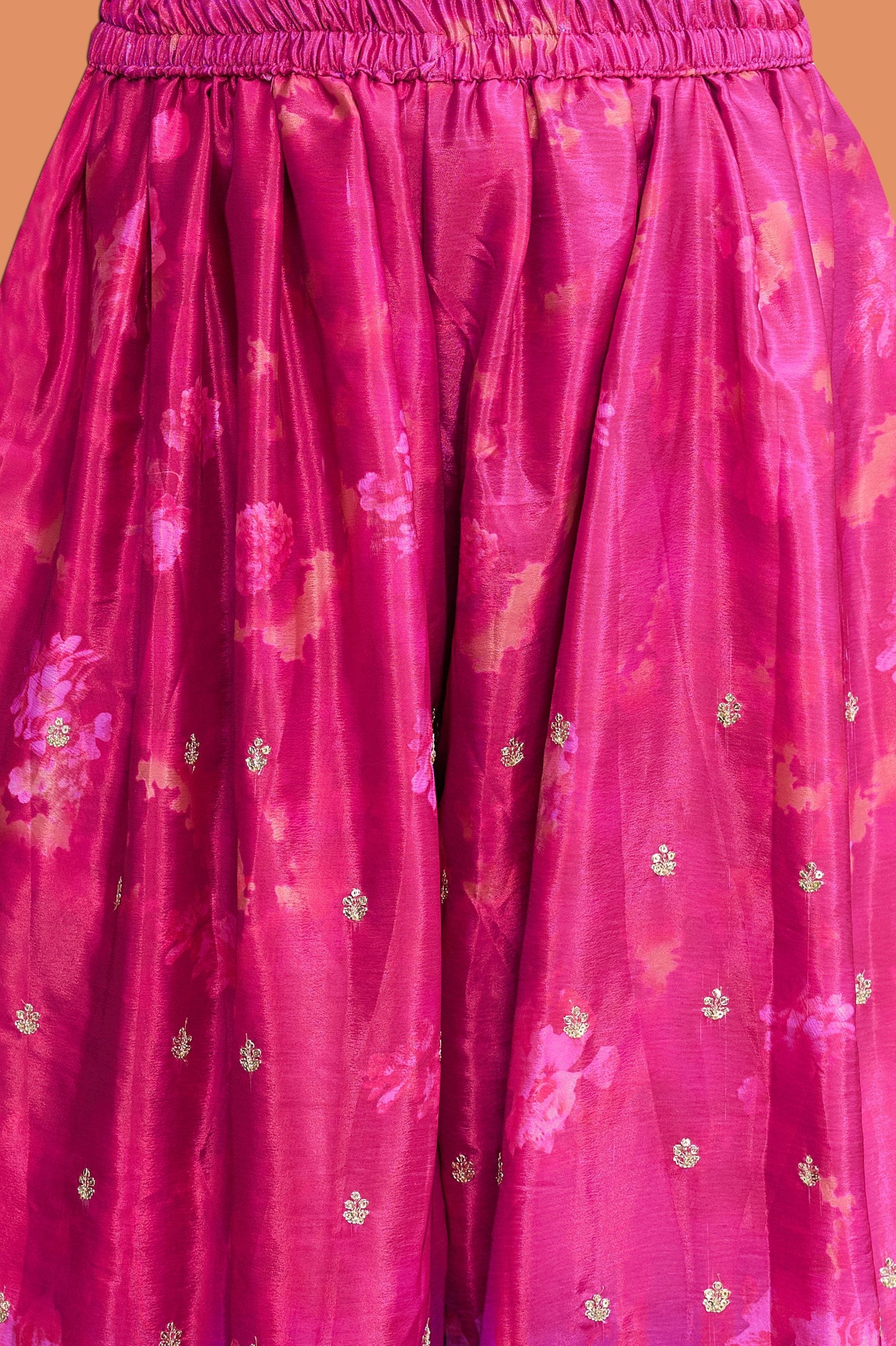 Purple Embroidered Palazzo Set ClothsVilla