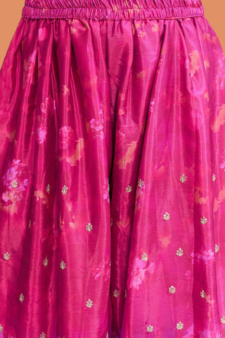 Purple Embroidered Palazzo Set ClothsVilla