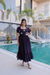 Load image into Gallery viewer, Purple Fendi Silk Embroidered Gown