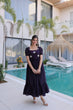 Load image into Gallery viewer, Purple Fendi Silk Embroidered Gown