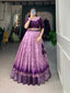 Captivating Purple Floral Co-ord Lehenga Set - Perfect for Weddings & Festive Occasions ClothsVilla