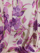 Load image into Gallery viewer, Purple Floral Printed Satin Silk Saree with Fully Stitched Adjustable Natural Silk Blouse &amp; Lace Detailing – Party &amp; Festive Wear ClothsVilla