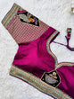 Load image into Gallery viewer, Purple Handcrafted Sequined Blouse in Dilkush Silk ClothsVilla