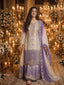 Purple Heavy Embroidered Palazzo Suit Set ClothsVilla