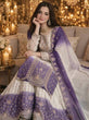 Load image into Gallery viewer, Purple Heavy Embroidered Palazzo Suit Set ClothsVilla