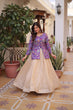 Load image into Gallery viewer, Purple Jacquard Lehenga Choli Set ClothsVilla