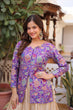 Load image into Gallery viewer, Purple Jacquard Lehenga Choli Set ClothsVilla