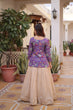 Load image into Gallery viewer, Purple Jacquard Lehenga Choli Set ClothsVilla