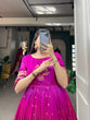 Load image into Gallery viewer, Purple Jacquard Silk Paithani Gown ClothsVilla