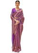 Load image into Gallery viewer, Purple Kanjivaram Silk Saree with Sequins Zari ClothsVilla