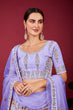 Load image into Gallery viewer, Designer Purple Lehenga Choli with Thread Work ClothsVilla