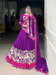 Load image into Gallery viewer, Purple Mirror Charm Ethnic Lehenga Set ClothsVilla