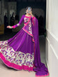 Load image into Gallery viewer, Purple Mirror Charm Ethnic Lehenga Set ClothsVilla