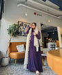 Load image into Gallery viewer, Purple Premium Designer Readymade Party Wear Gown, With Dupatta Set Clothsvilla