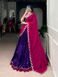 Load image into Gallery viewer, Purple Sequins Lehenga Set with Dupatta Clothsvilla