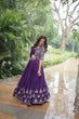 Load image into Gallery viewer, Premium Readymade Lehenga Choli Collection - Stunning Purple Co-Ord Set ClothsVilla.com